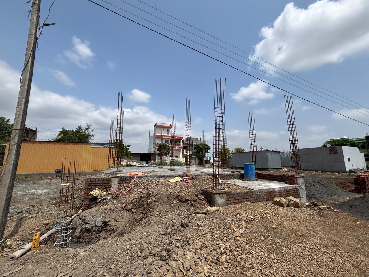 RCC structural frame progress
